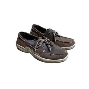 Margaritaville Men's Angler loafer/moccasin.  Darkbrown Size 10M